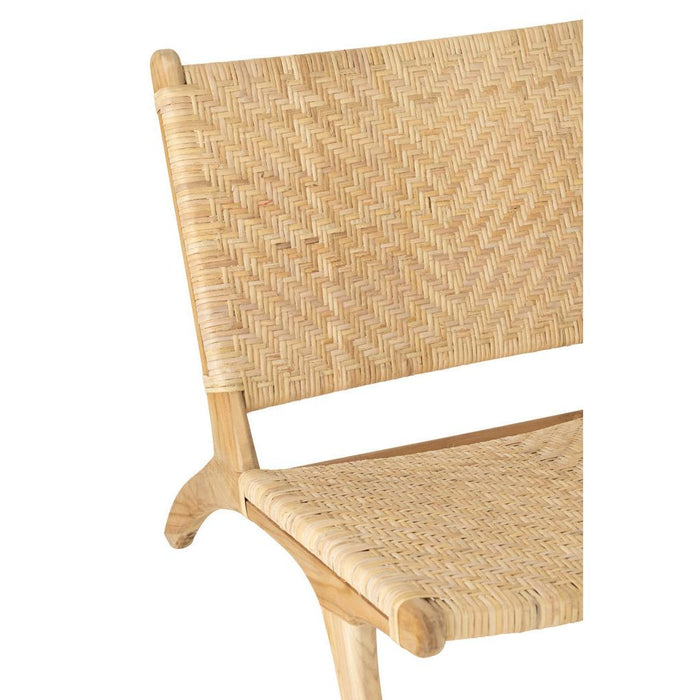 Fauteuil Naturel Teakhout 67 cm-Fauteuils-J-Line