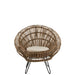 Fauteuil Naturel ijzer 82 cm 82x104x96 cm-Kussens-J-Line