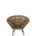 Fauteuil Naturel ijzer 82 cm 82x104x96 cm-Kussens-J-Line