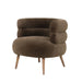 Fauteuil Nelly Polyester Bruin-Fauteuils-PTMD