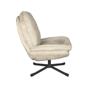 Fauteuil Noel Beige Chenille - 76x90x100 cm-Fauteuils-LABEL51