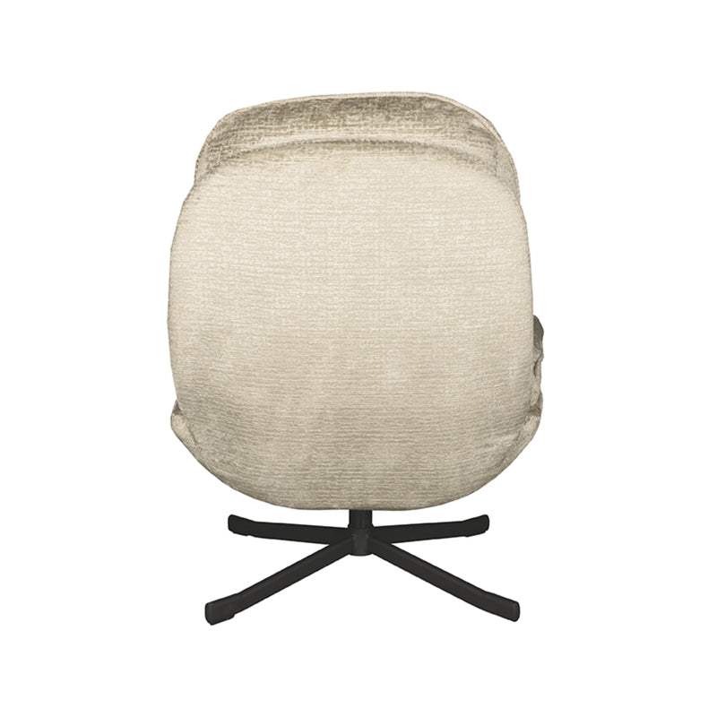 Fauteuil Noel Beige Chenille - 76x90x100 cm-Fauteuils-LABEL51