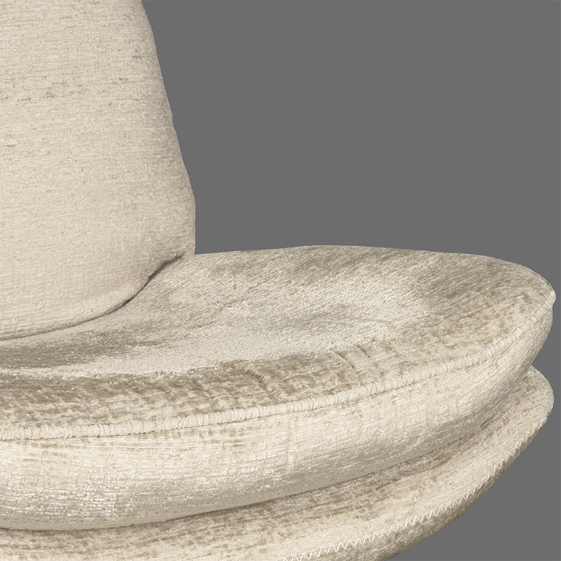 Fauteuil Noel Beige Chenille - 76x90x100 cm-Fauteuils-LABEL51