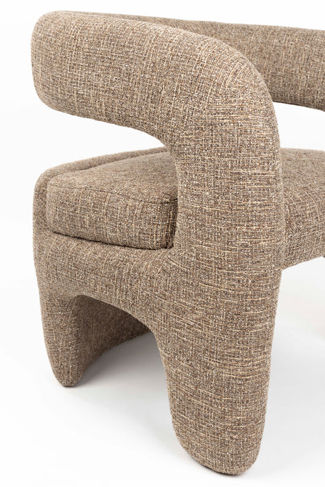 Fauteuil Nova PES Bruin 69.5x66 cm-Fauteuils-Creating Home