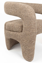 Fauteuil Nova PES Bruin 69.5x66 cm-Fauteuils-Creating Home