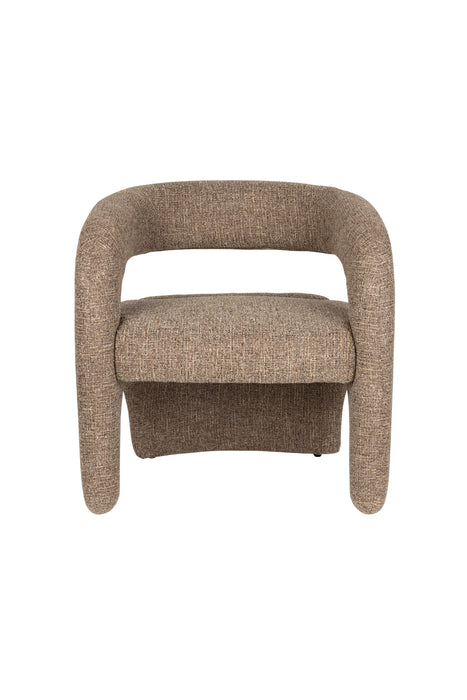 Fauteuil Nova PES Bruin 69.5x66 cm-Fauteuils-White Label Living