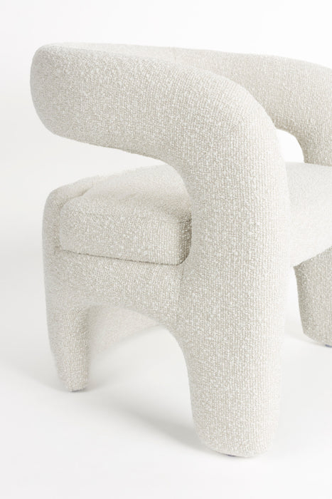 Fauteuil Nova PES Off white 69x66 cm