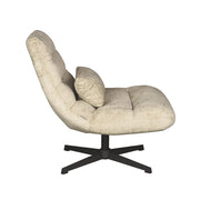 Fauteuil Nox Beige Chenille - 77x62x53 cm-Fauteuils-LABEL51