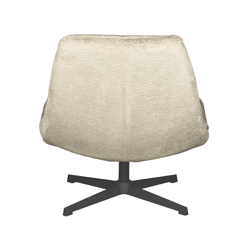 Fauteuil Nox Beige Chenille - 77x62x53 cm-Fauteuils-LABEL51