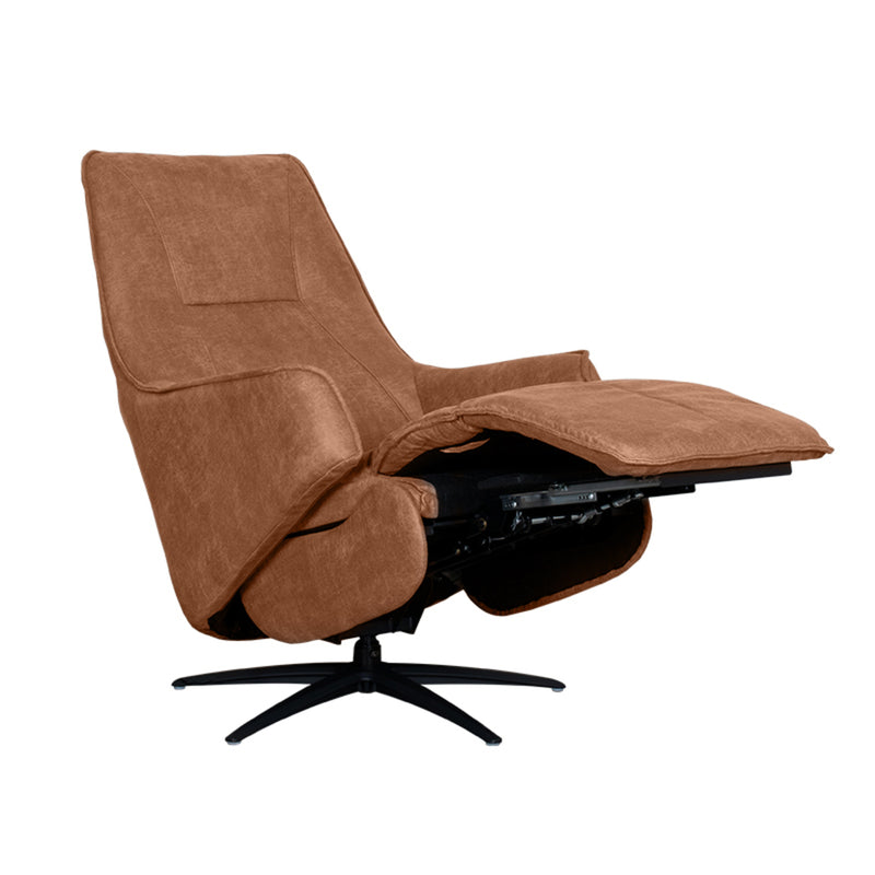 Fauteuil Odense Cognac Kunstleder 2-Motorig 68x87x110 cm-Fauteuils-LABEL51