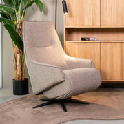 Fauteuil Odense Mushroom Boucle 2-Motorig 68x87x110 cm-Fauteuils-LABEL51
