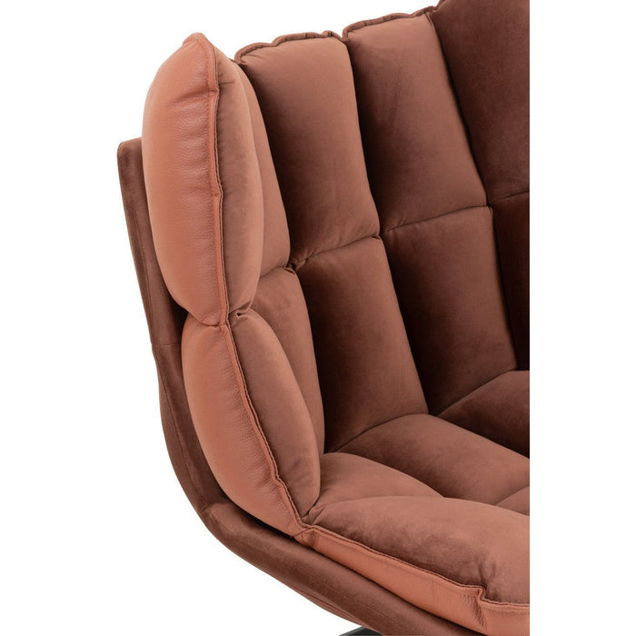Fauteuil Oranje Metaal 73 cm-Fauteuils-J-Line