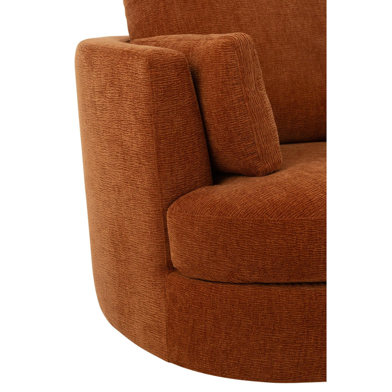 Fauteuil Oranje Populierenhout 100 cm 100x109x89 cm-Fauteuils-J-Line