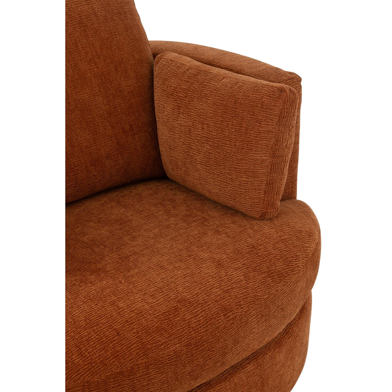 Fauteuil Oranje Populierenhout 100 cm 100x109x89 cm-Fauteuils-J-Line