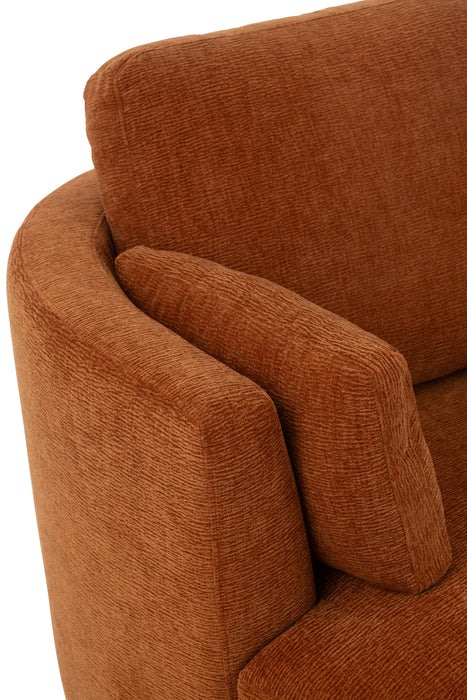 Fauteuil Oranje Populierenhout 100 cm-Fauteuils-J-Line