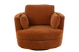 Fauteuil Oranje Populierenhout 100 cm-Fauteuils-J-Line