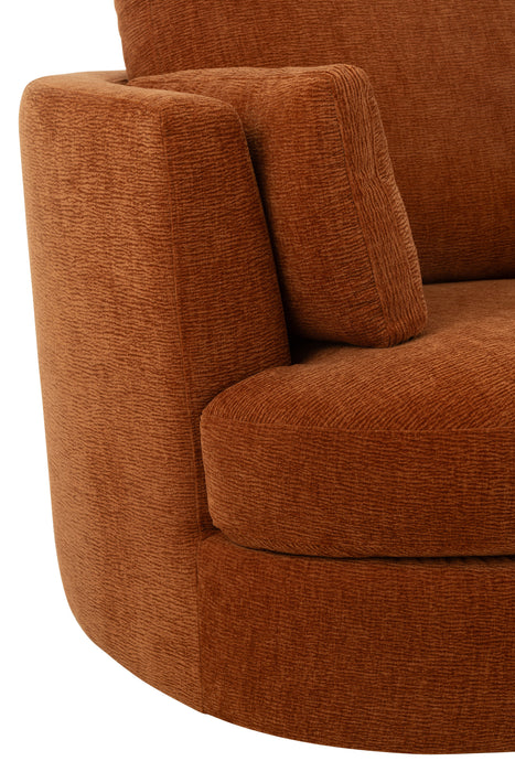 Fauteuil Oranje Populierenhout 100 cm-Fauteuils-J-Line