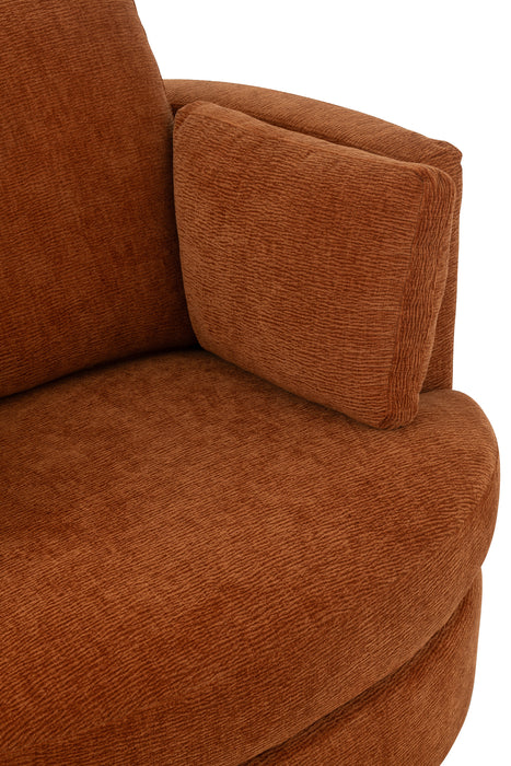 Fauteuil Oranje Populierenhout 100 cm-Fauteuils-J-Line