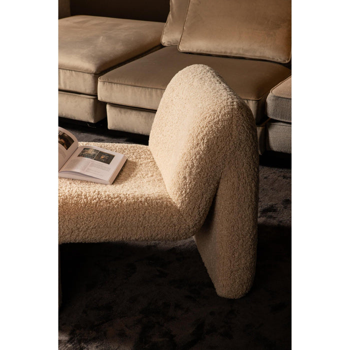 Fauteuil Oslo Polyester Beige 727207-PTMD