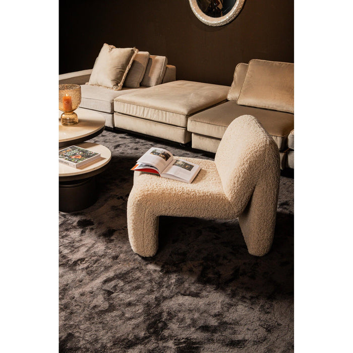 Fauteuil Oslo Polyester Beige 727207-PTMD