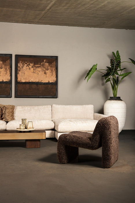 Fauteuil Oslo Polyester Beige 727208-Fauteuils-PTMD