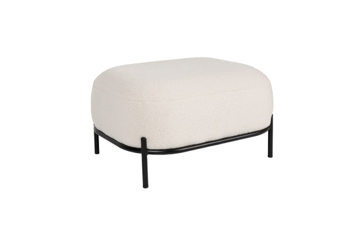 Fauteuil Polly Teddy Polyester Ivoor 50.5x66 cm-Fauteuils-Creating Home
