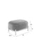 Fauteuil Polly Teddy Polyester Ivoor 50.5x66 cm-Fauteuils-Creating Home