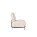 Fauteuil Polly Teddy Polyester Ivoor 71.5x66 cm