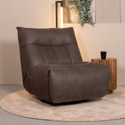 Fauteuil Powernap Station Antraciet Kunstleder 90x110x95 cm-Fauteuils-LABEL51