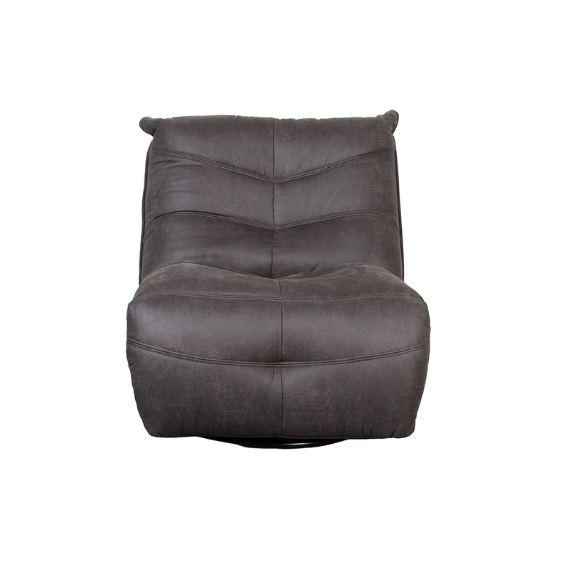 Fauteuil Powernap Station Antraciet Kunstleder 90x110x95 cm-Fauteuils-LABEL51