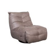 Fauteuil Powernap Station Taupe Kunstleder - 90x110x95 cm-Fauteuils-LABEL51