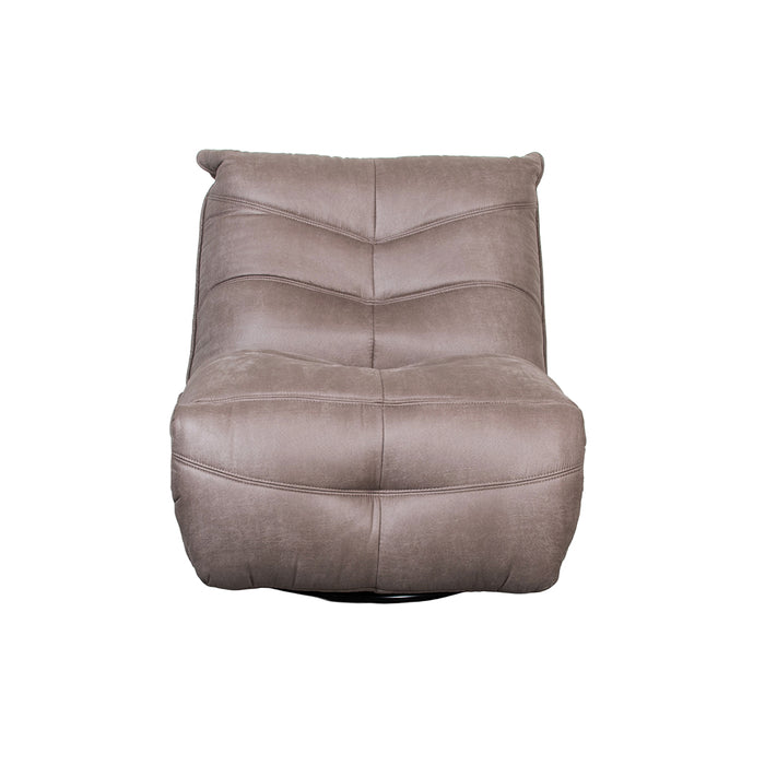 Fauteuil Powernap Station Taupe Kunstleder - 90x110x95 cm-Fauteuils-LABEL51