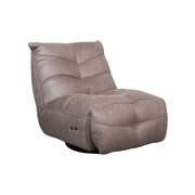 Fauteuil Powernap Station Taupe Kunstleder - 90x110x95 cm-Fauteuils-LABEL51