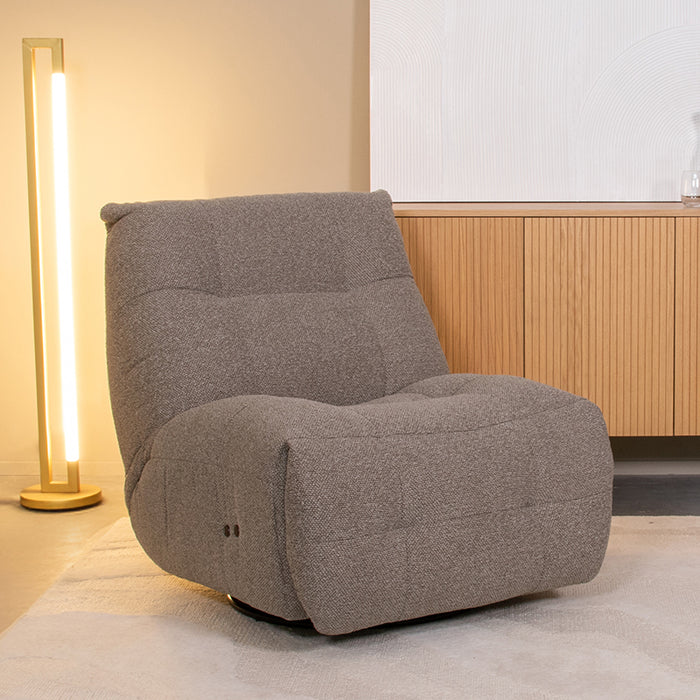 Fauteuil Relax and Recharge - Mushroom - Boucle - Met Accu-Fauteuils-LABEL51