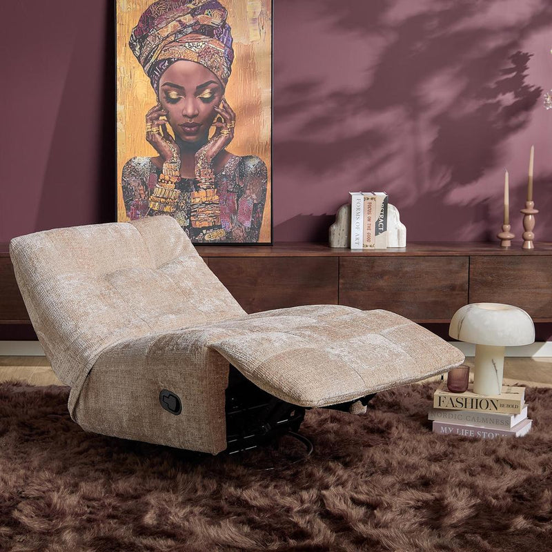 Fauteuil Relaxfauteuil Chill Beige 78x97x90 cm-Fauteuils-Starfurn