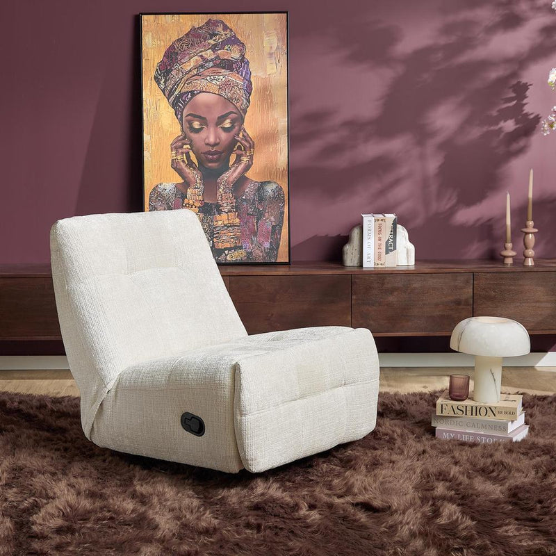 Fauteuil Relaxfauteuil Chill Off Wit 78x97x90 cm-Fauteuils-Starfurn