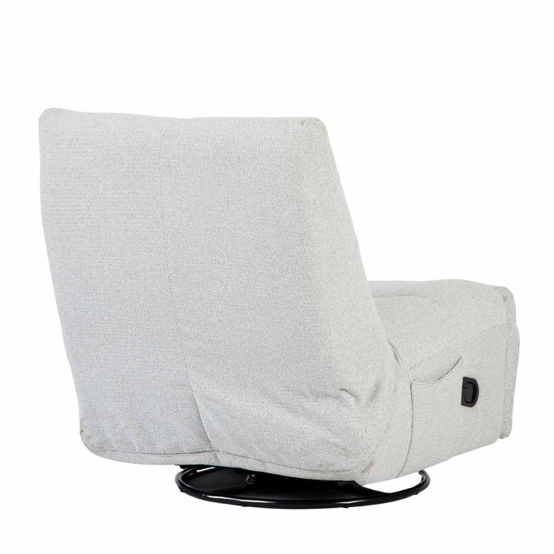 Fauteuil Relaxfauteuil Lazy Licht Grijs 78x97x90 cm-Fauteuils-Starfurn