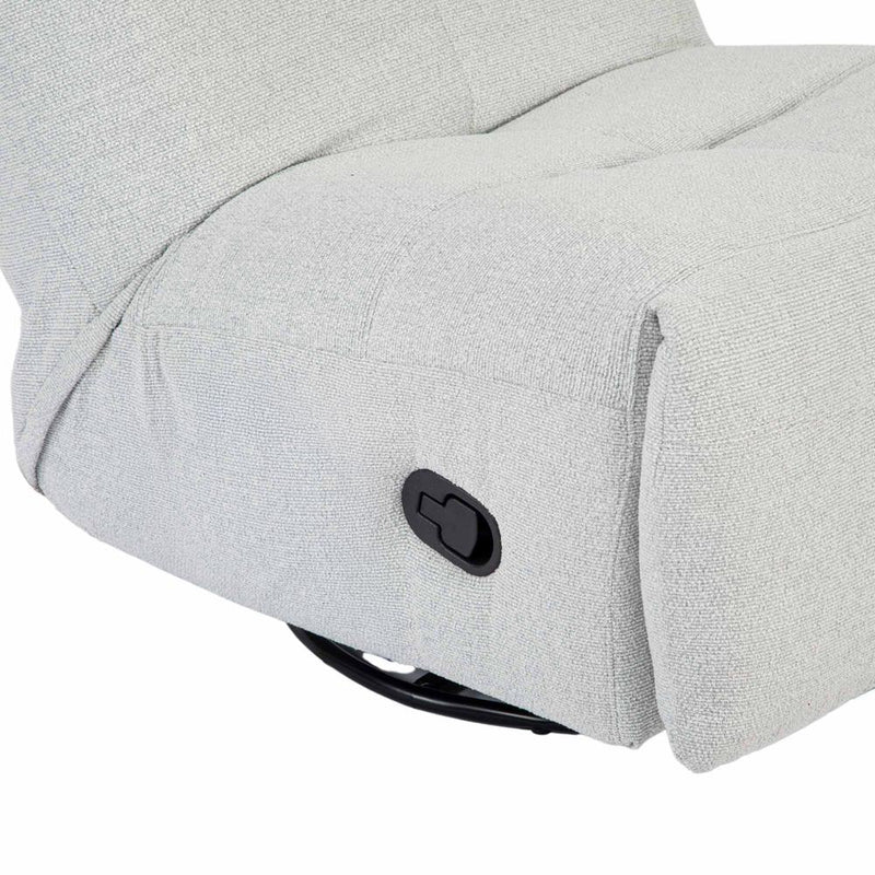Fauteuil Relaxfauteuil Lazy Licht Grijs 78x97x90 cm-Fauteuils-Starfurn