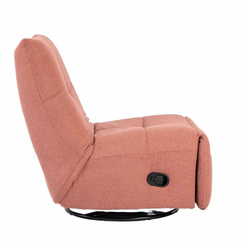 Fauteuil Relaxfauteuil Lazy Roze 78x97x90 cm-Fauteuils-Starfurn