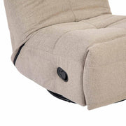 Fauteuil Relaxfauteuil Lazy Taupe 78x97x90 cm-Fauteuils-Starfurn