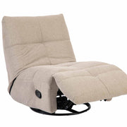 Fauteuil Relaxfauteuil Lazy Taupe 78x97x90 cm-Fauteuils-Starfurn