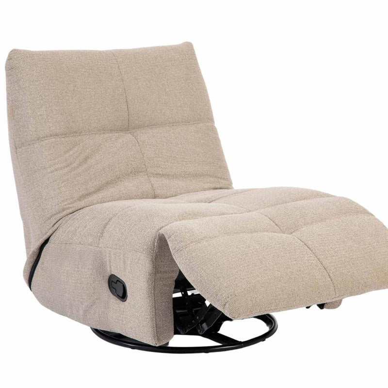 Fauteuil Relaxfauteuil Lazy Taupe 78x97x90 cm-Fauteuils-Starfurn