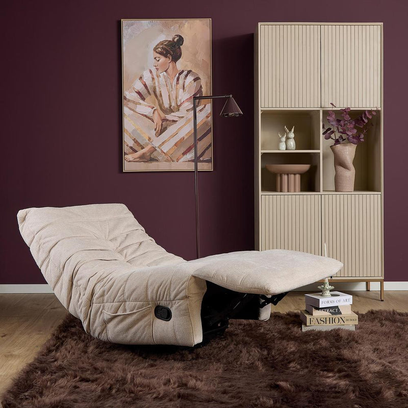 Fauteuil Relaxfauteuil Zen Beige 78x97x90 cm-Fauteuils-Starfurn