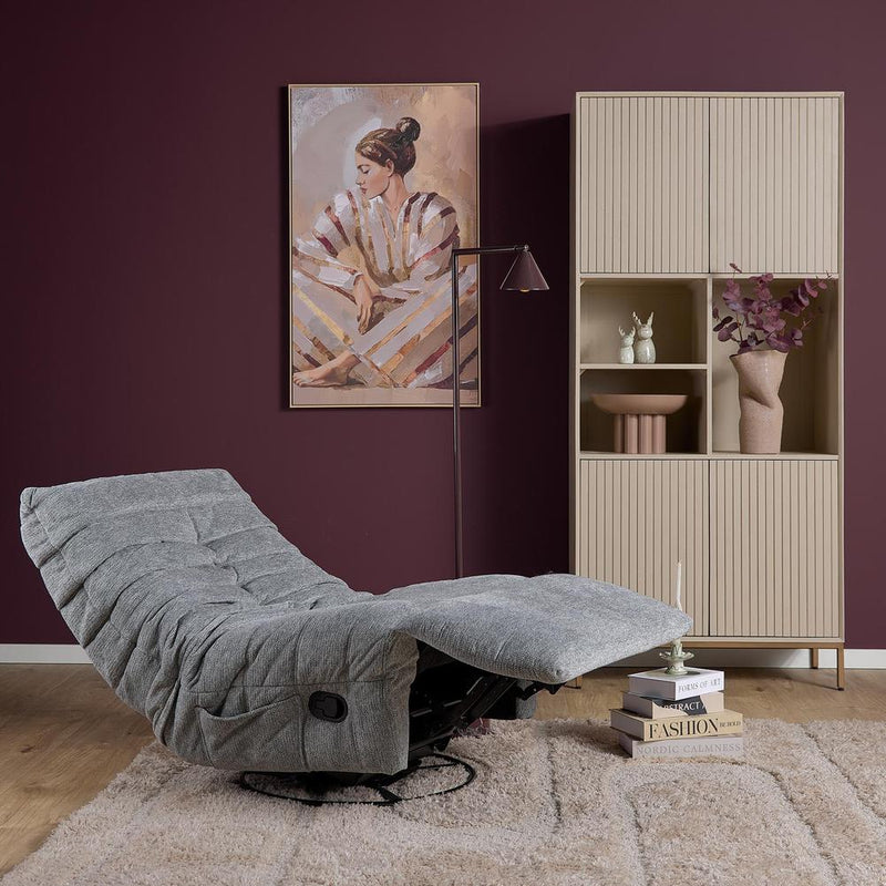 Fauteuil Relaxfauteuil Zen Grijs 78x97x90 cm-Fauteuils-Starfurn
