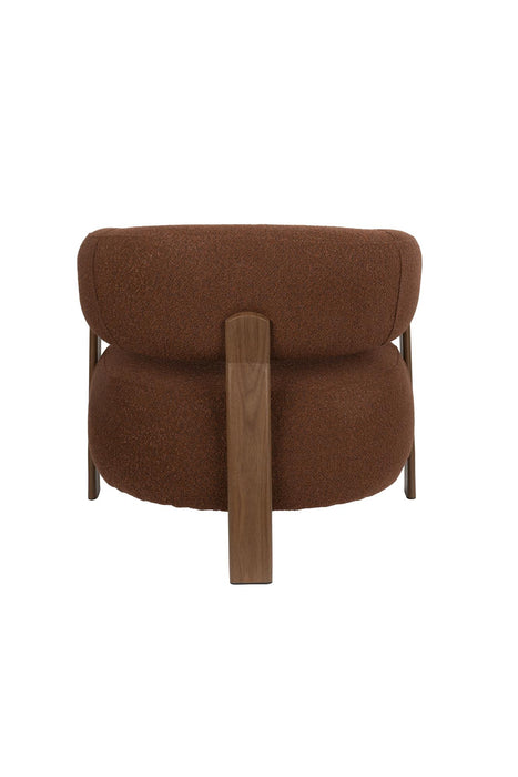 Fauteuil Robyn Polyester Rood 70.5x78 cm-Fauteuils-Creating Home