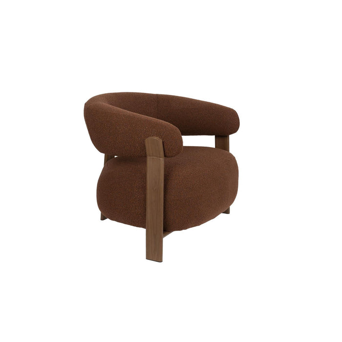 Fauteuil Robyn Polyester Rood 70.5x78 cm-Fauteuils-Creating Home