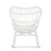 Fauteuil Rocking Stoel Rotan Wit 70x110x97 cm-Fauteuils-J-Line