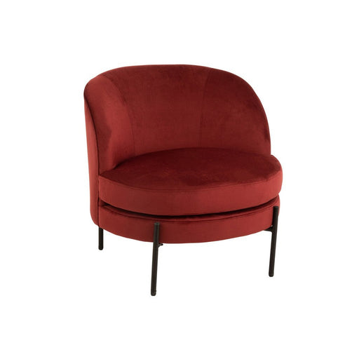 Fauteuil Rood Multiplex Rond 67 cm 67x71x66 cm-Fauteuils-J-Line