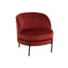 Fauteuil Rood Multiplex Rond 67 cm 67x71x66 cm-Fauteuils-J-Line