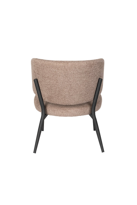 Fauteuil Sanne Bruinie Polyester Bruin 72x62 cm-Fauteuils-Creating Home